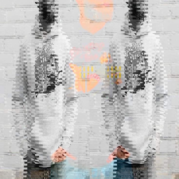 Briefing Time クラシックなボンバーノーズアートスタイル 長袖tシャツ パーカー 彼への贈り物