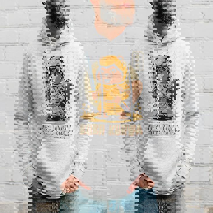 Bóbr Kurwa サムライ 日本人 ボーバー クルワ ポーランド語 ミーム ボブル パーカー 彼への贈り物