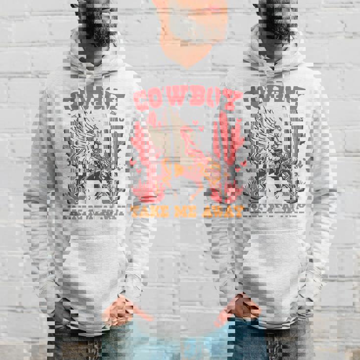 Cowboy Take Me Away ウエスタンバレンタインデー 長袖tシャツ パーカー 彼への贈り物