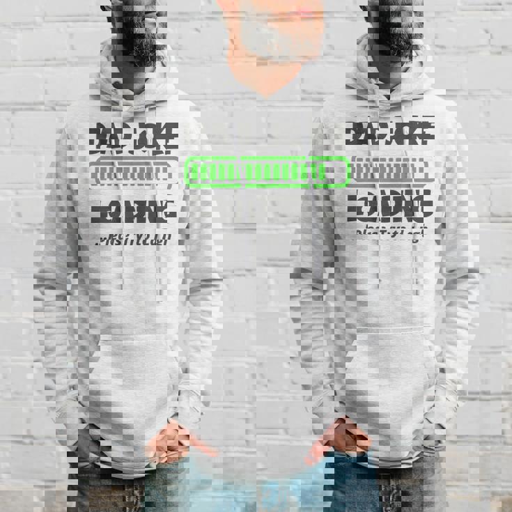 Dad Joke Loading Please Try To Laugh 面白い父の日 長袖tシャツ パーカー 彼への贈り物