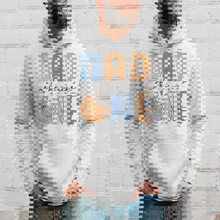 Dad Of Theweet One クッキーとミルク 1歳の誕生日パーティー パーカー 彼への贈り物