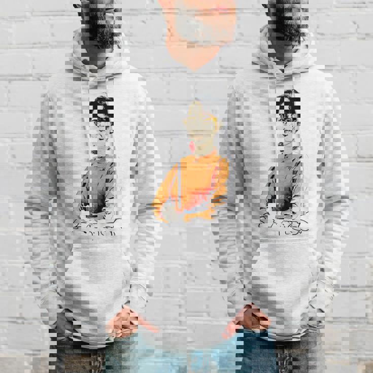 Daw Aunganuu Kyi-Signature 長袖tシャツ パーカー 彼への贈り物