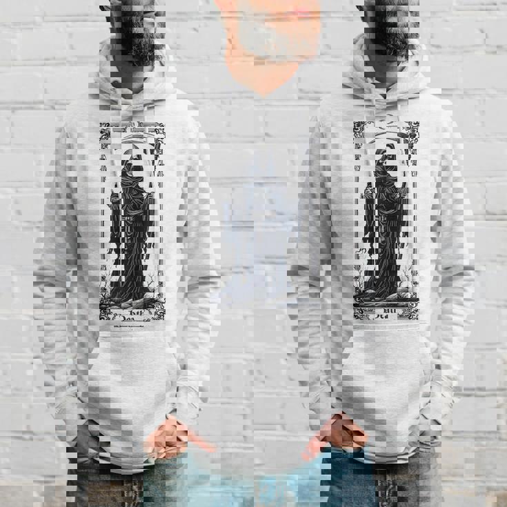 Death Tarot Card 13 Craft Gothic Reaper Aesthetic パーカー 彼への贈り物