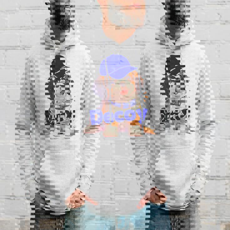 Decoy 愛犬 子犬 デコピン Decoy Kooikerhondje Puppy パーカー 彼への贈り物