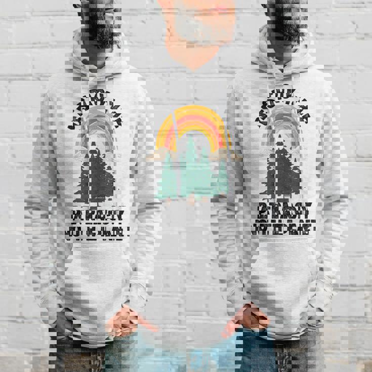 Destroy The Patriarchy Not The Planet フェミニスト フェミニズム パーカー 彼への贈り物