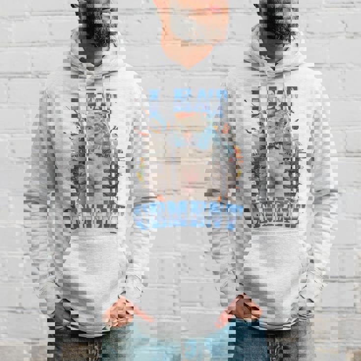 I Eat セメント 呪われた猫 面白い 奇妙な特定 ダンク ミーム 長袖tシャツ パーカー 彼への贈り物