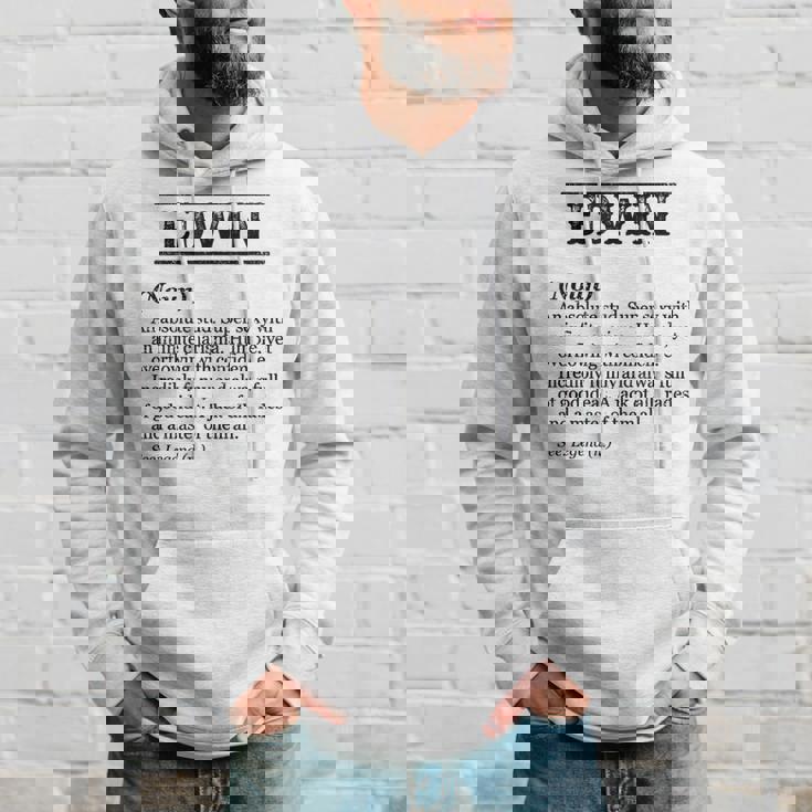 Edwin 面白いフレーズ 名前の定義付き パーカー 彼への贈り物