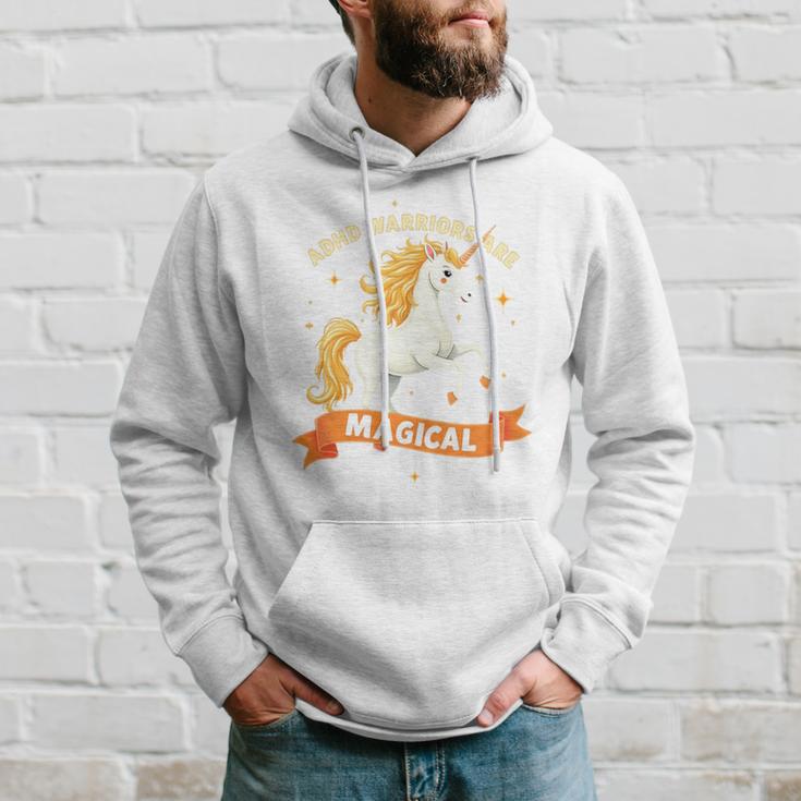Empowered Adhd Warrior Unicorn Neurodiversity Pride 長袖tシャツ パーカー 彼への贈り物