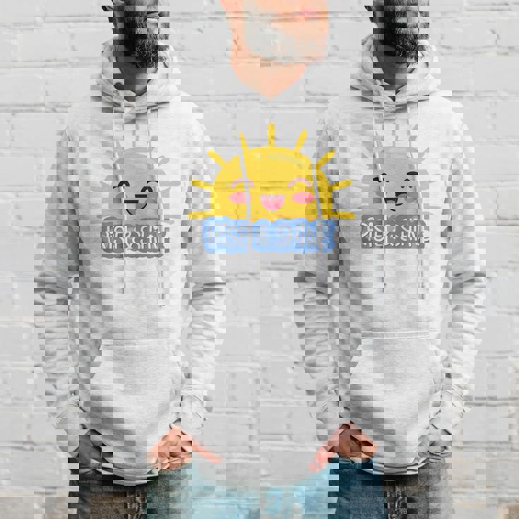 Rise Andhineummerunshine グラフィック 長袖tシャツ パーカー 彼への贈り物