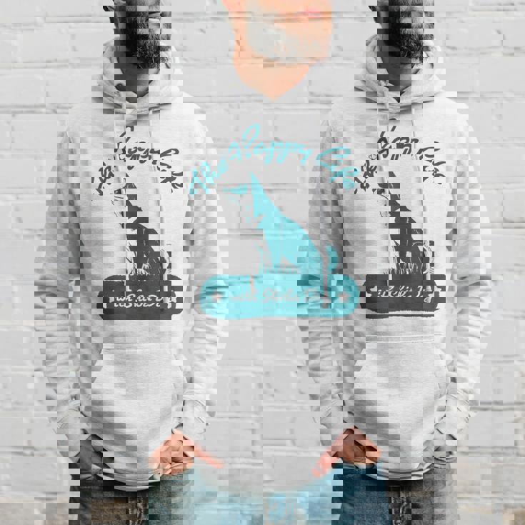 The Happy Life Withhiba Dog かわいい柴犬 黒柴 赤柴 パーカー 彼への贈り物