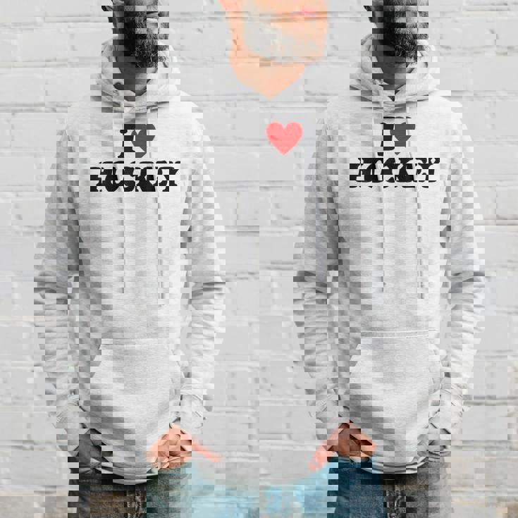 I Heart Hockey パーカー 彼への贈り物