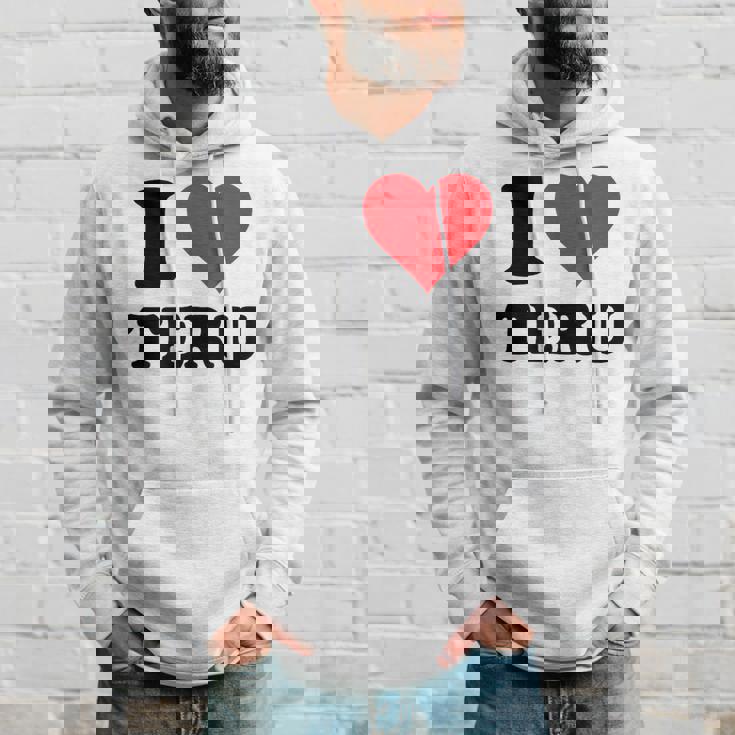 I Heart Teru 名 I Love パーソナライズ パーカー 彼への贈り物