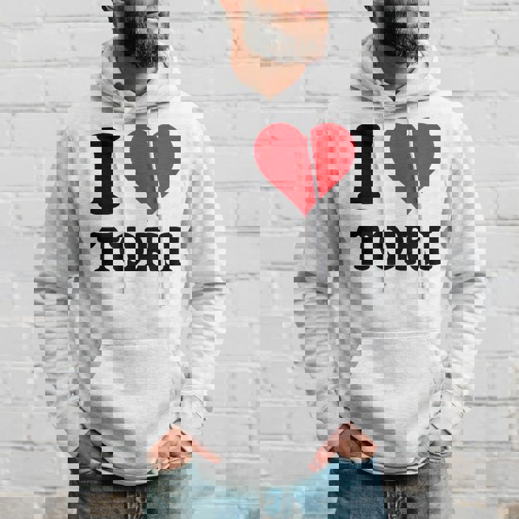 I Heart Tori ファーストネーム I Love パーソナライズ パーカー 彼への贈り物