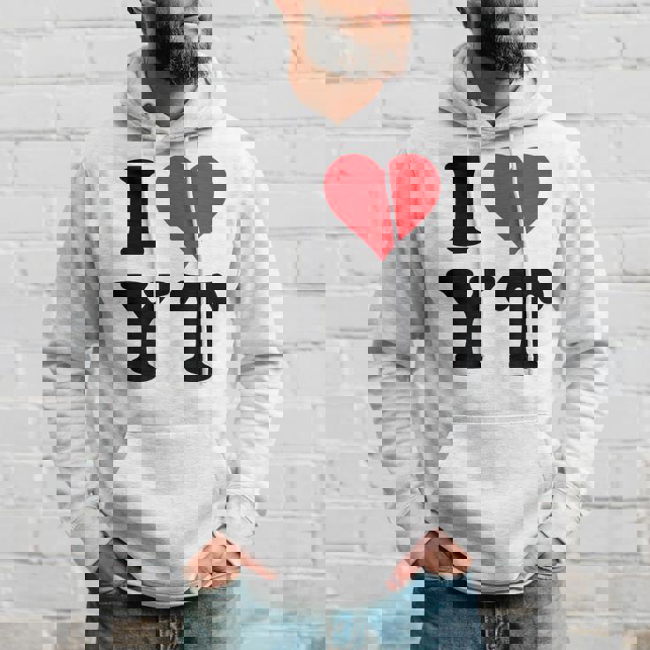 I Heart Yt Initials I Love YT First And Last Name Yパーカー 彼への贈り物