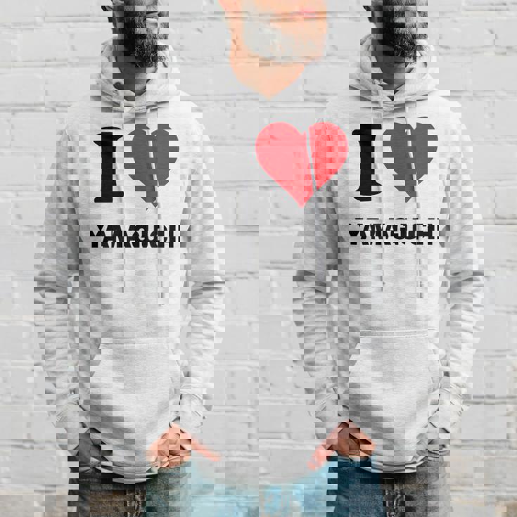 I Heart 山口 Japan Love 日本土産 パーカー 彼への贈り物