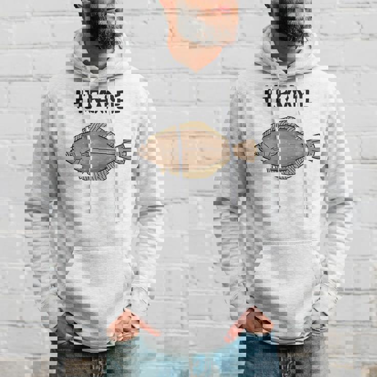 Hirame ヒラメ 平目 鮃 魚好き 願掛け 釣り好き 海釣り 趣味 おもしろ 寿司ネタ 趣味釣り 船釣り 釣り パーカー 彼への贈り物