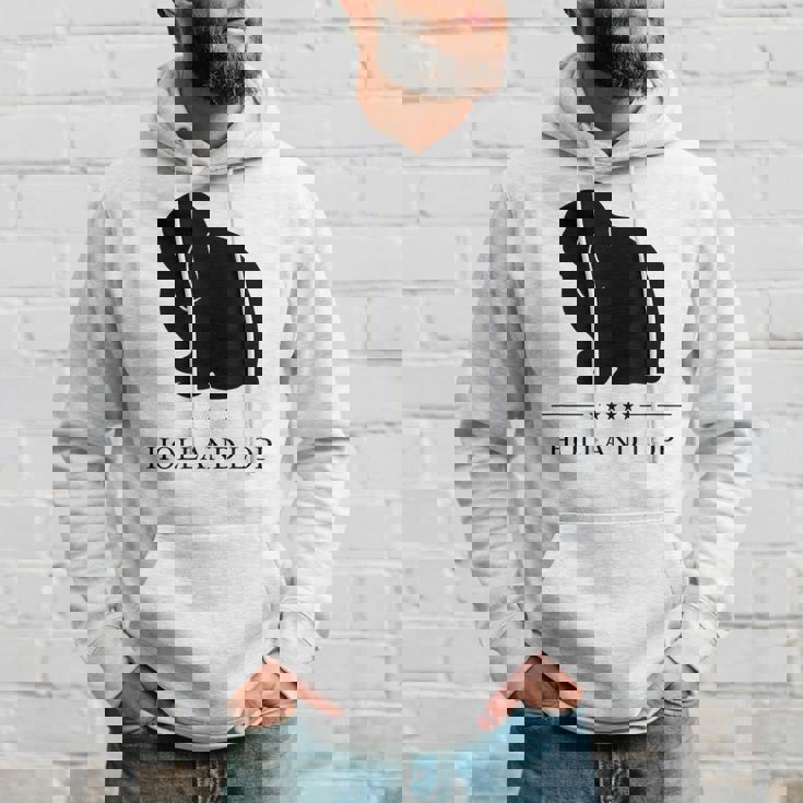 Holland Lop Rabbitブラックシルエット パーカー 彼への贈り物