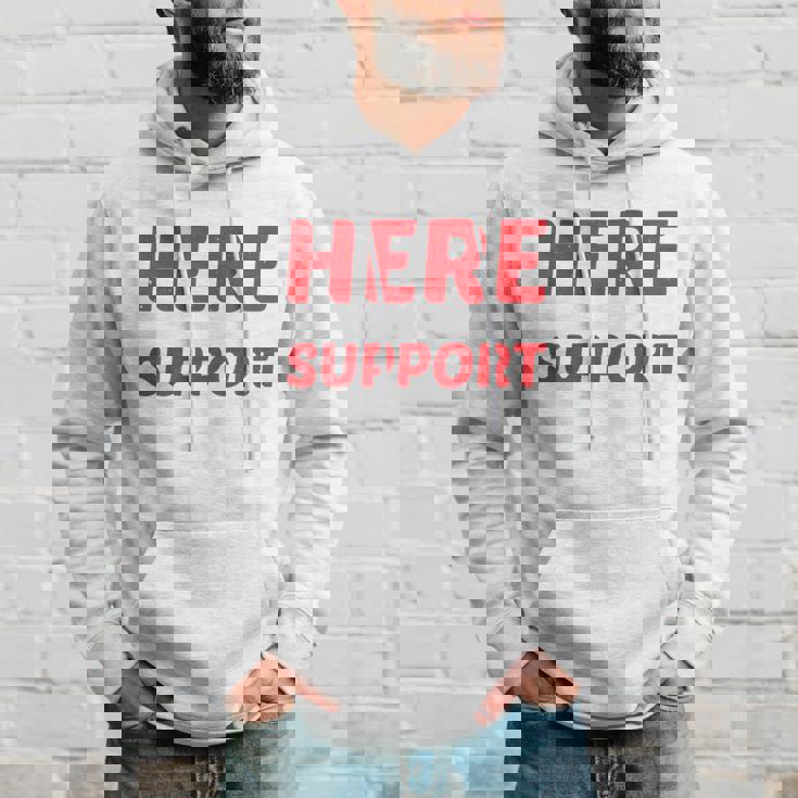 I'm Just Here For Moralupport 友情を高める 長袖tシャツ パーカー 彼への贈り物