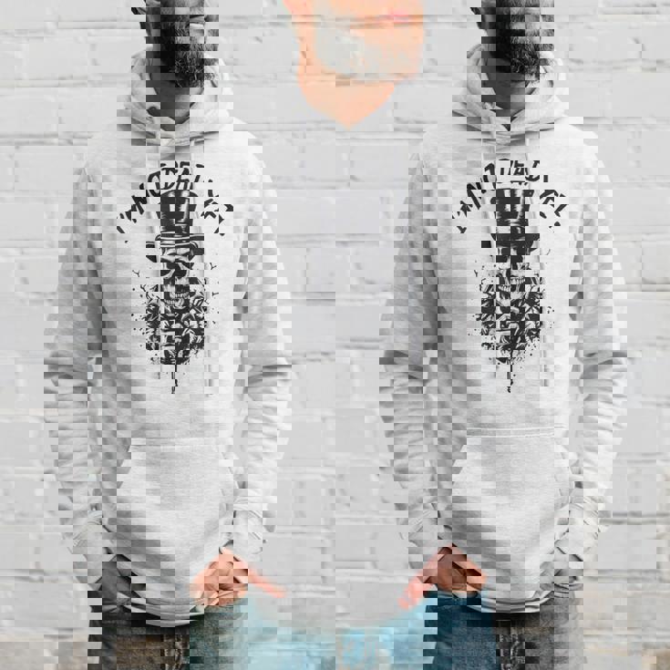 I'm Not Dead Yet Thekeleton Head パーカー 彼への贈り物