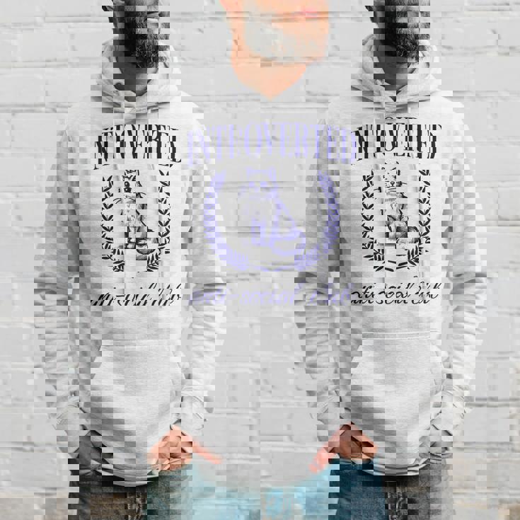 Introverted Antiocial Club 長袖tシャツ パーカー 彼への贈り物