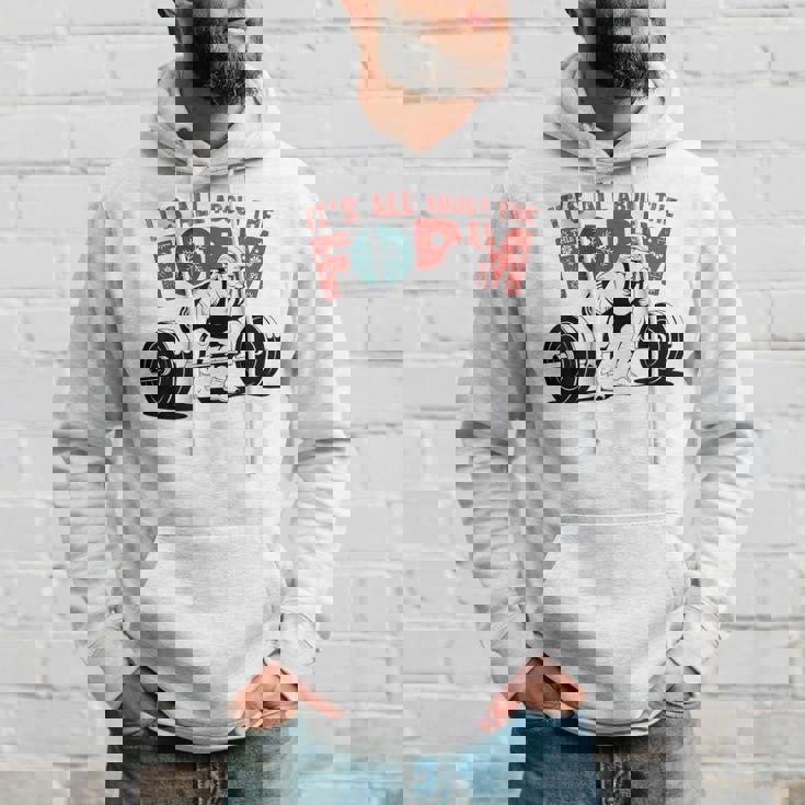 It's All About The Form デッドリフティング トランプ ワークアウト ジム 面白い パーカー 彼への贈り物