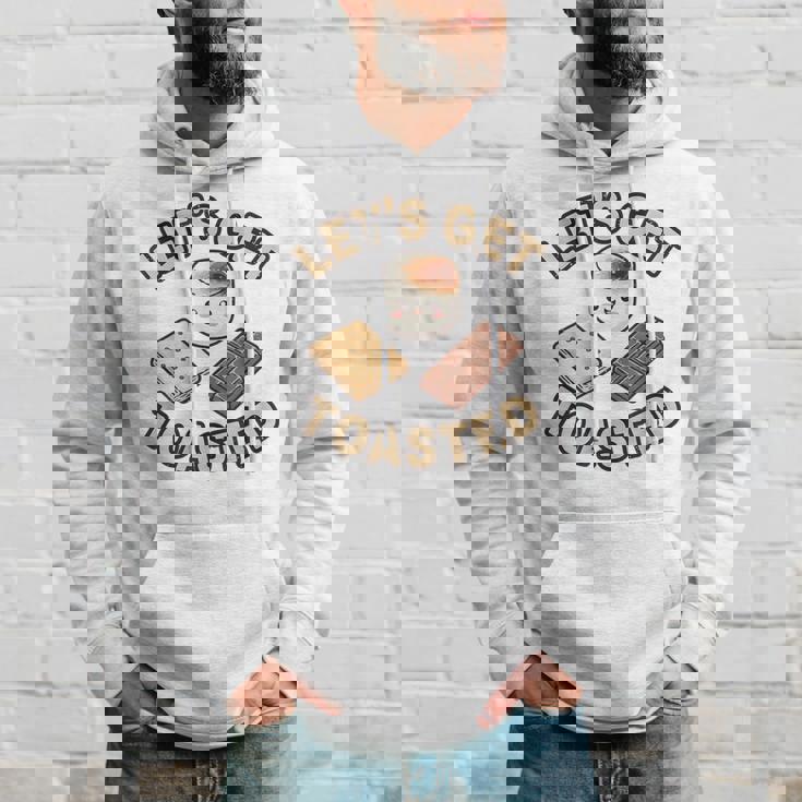 Kawaii'mores Let's Get Toast キュート 面白い キャンプ 駄洒落。 パーカー 彼への贈り物