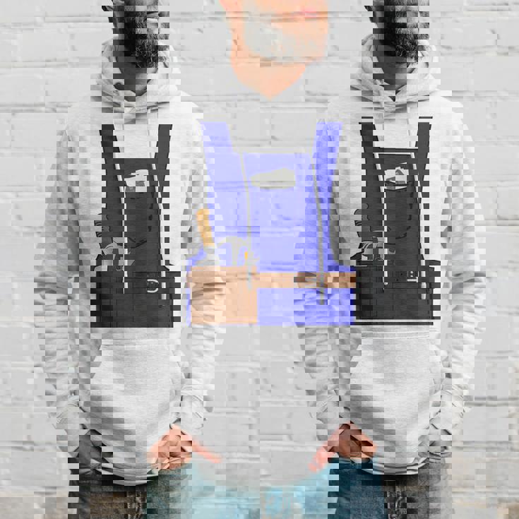 Last Minute Mason ハロウィン 労働者 グループ コスチューム 長袖tシャツ パーカー 彼への贈り物