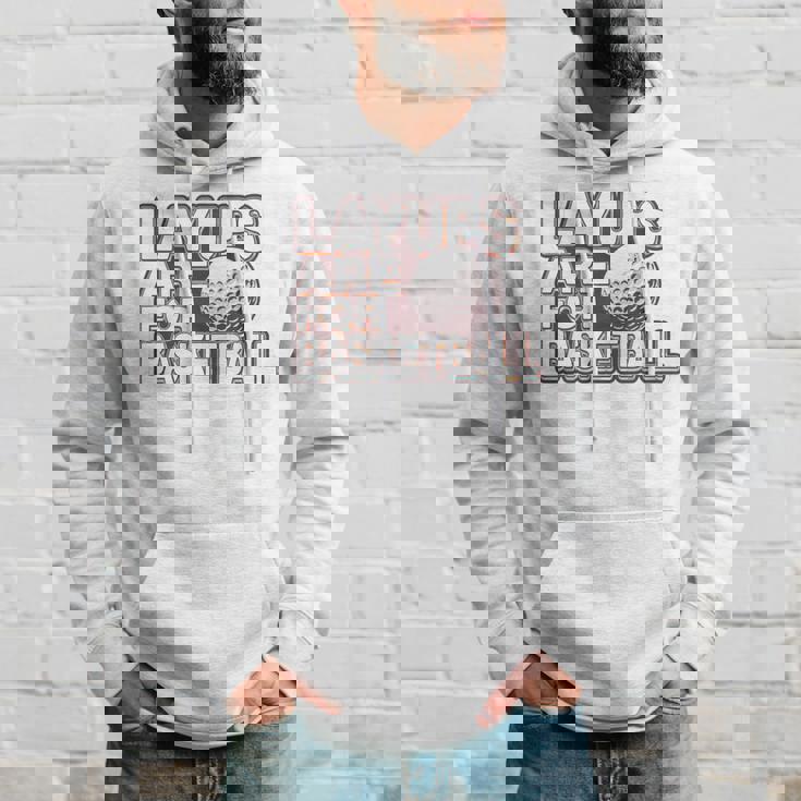 Layups Are For Basketball ゴルフ ユーモア スポーツ パーカー 彼への贈り物