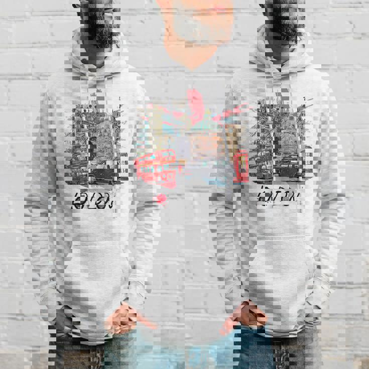 London Uk イギリス ノベルティ グラフィック お土産 ロンドン パーカー 彼への贈り物