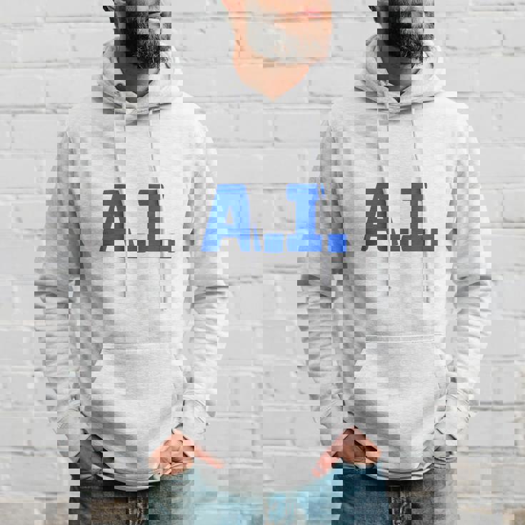 I Love AI 人工知能 長袖tシャツ パーカー 彼への贈り物