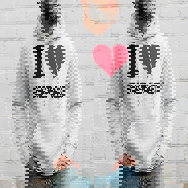 I Love Hawaii パーカー 彼への贈り物