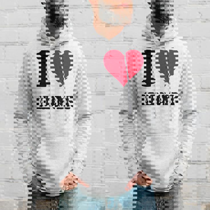 I Love Ludomir パーカー 彼への贈り物