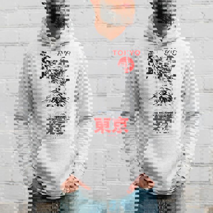 I Love Tokyo、Tokyo Japan 富士山、東京ファッショングラフィック パーカー 彼への贈り物