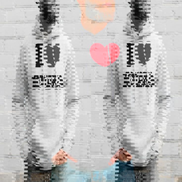 I Love Toyama 富山大好き パーカー 彼への贈り物