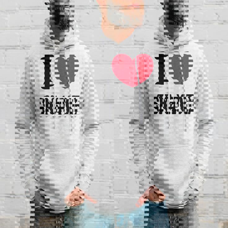 I Loveingapore シンガポールが大好き パーカー 彼への贈り物