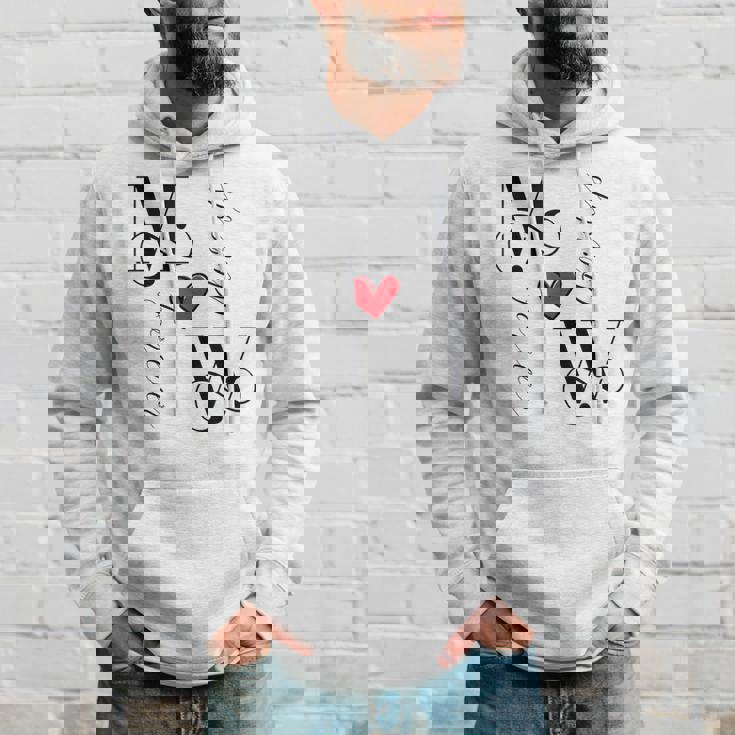 M&W カップル イニシャル 結婚式 記念日 新築祝い パーカー 彼への贈り物