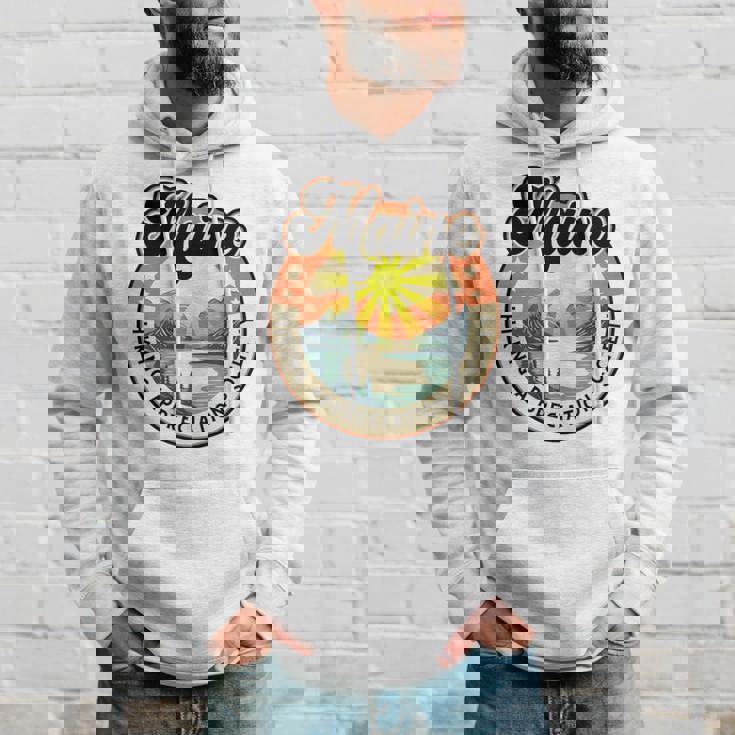 Maine Usa ハイキング ハイカー バックパッカー ハイキング 山 アウトドア 長袖tシャツ パーカー 彼への贈り物