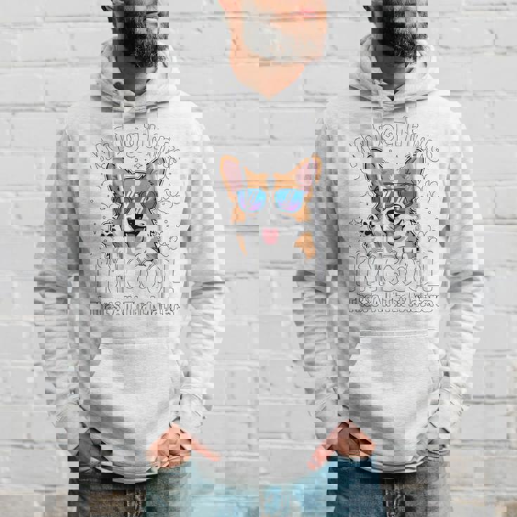 My Dog Thinks I'm Cool Corgi Dog Lover 長袖tシャツ パーカー 彼への贈り物