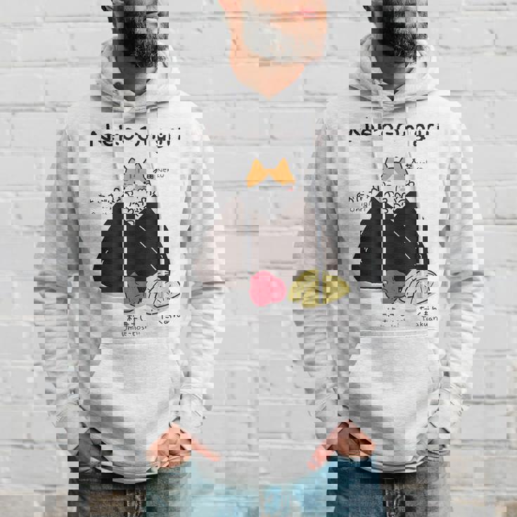 Neko おにぎりおむすび おにぎりの猫 日本食好き。 パーカー 彼への贈り物