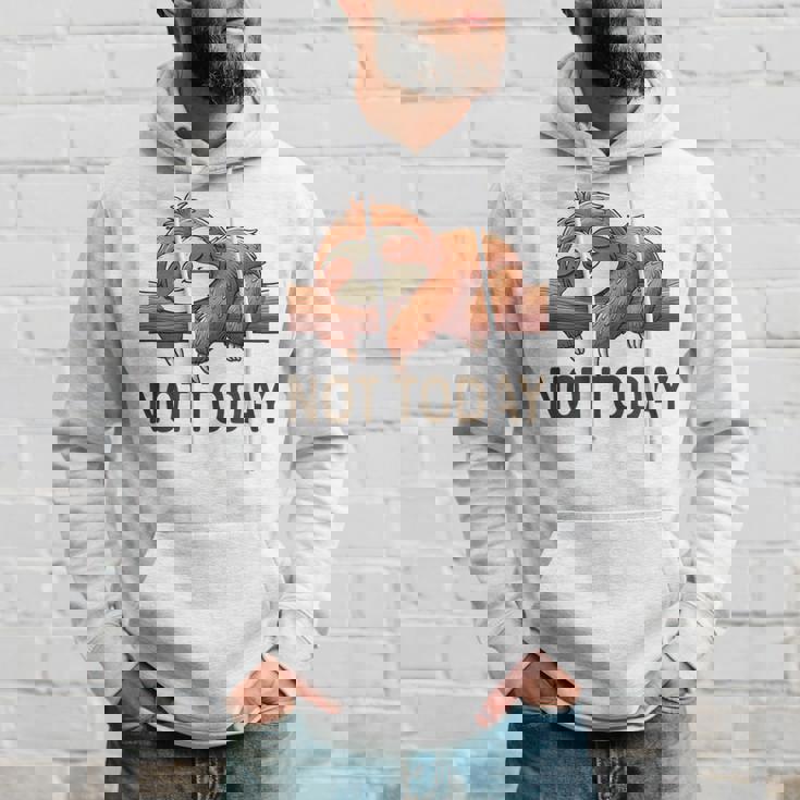 Not Todayloth 今日はナマケモノ パーカー 彼への贈り物