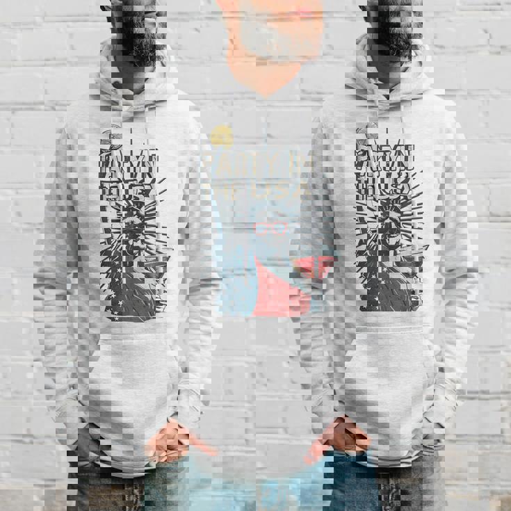 Party In The Usa 自由の女神シャツ 面白い 7月4日 パーカー 彼への贈り物