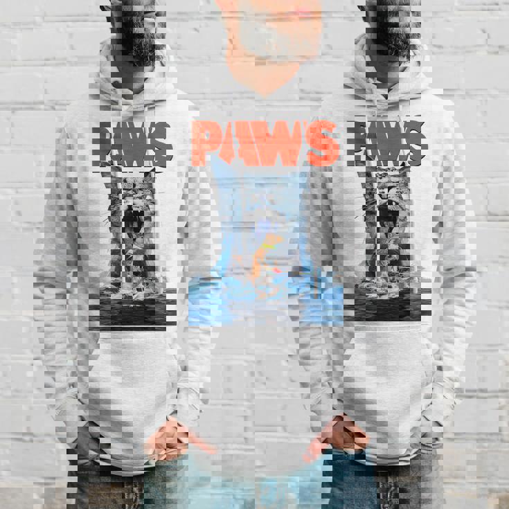 Paws Cat Lover ホラー映画 パロディ パーカー 彼への贈り物