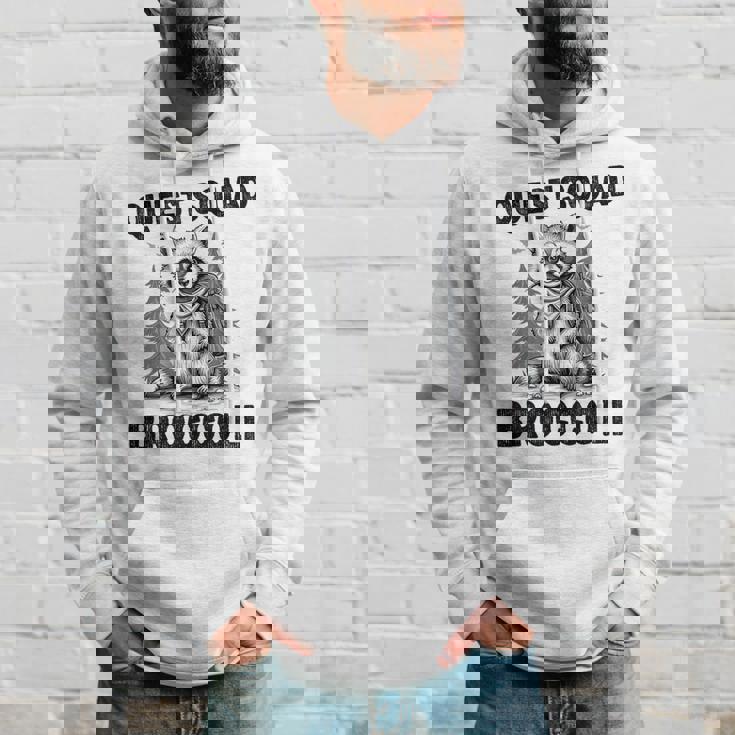 Questquad ブロッコリー 面白い 猫好き パーカー 彼への贈り物