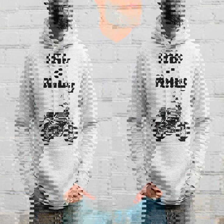 I Ride A Monkey オートバイ ミニバイクシャツ パーカー 彼への贈り物