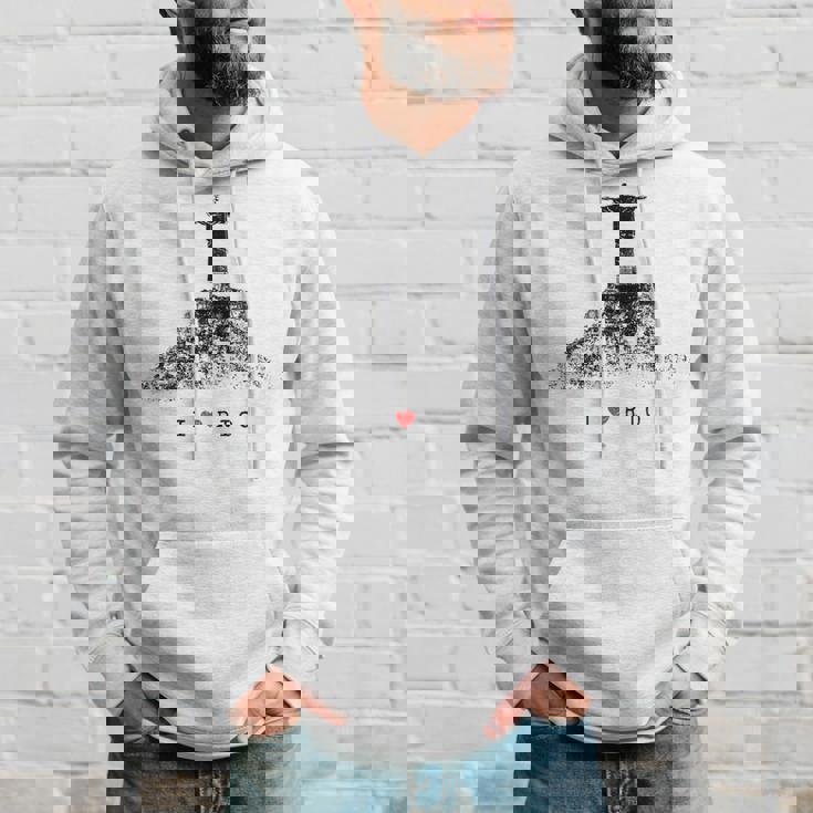 Rio De Janeiro リオデジャネイロのスカイライン イエスキリストの像 ブラジル 愛 パーカー 彼への贈り物