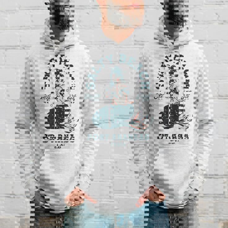 Salty Beach Port Aransas テキサス マーメイドシャツ ダイブバー オイスター パーカー 彼への贈り物