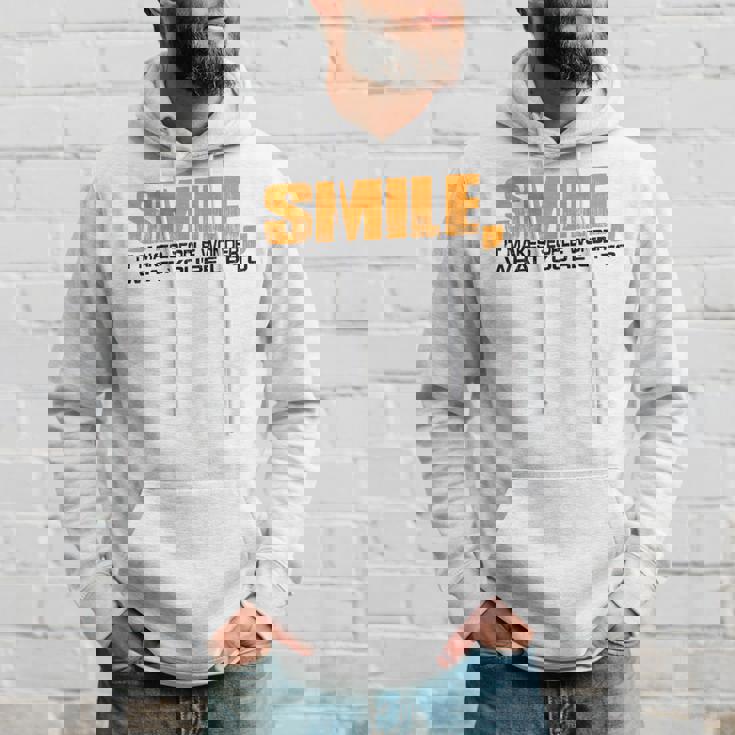Smile It Makes People Wonder What You're Up To パーカー 彼への贈り物