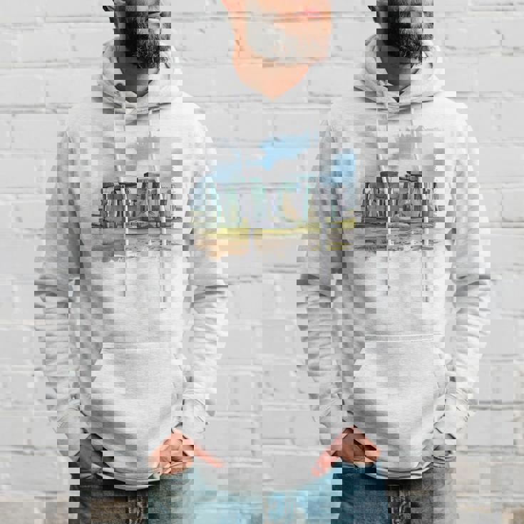 Stonehenge イギリス土産 ストーンヘンジ。 長袖tシャツ パーカー 彼への贈り物