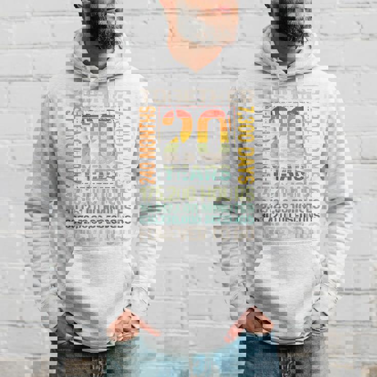 Together 20 Years Forever To Go 結婚20周年記念 パーカー 彼への贈り物