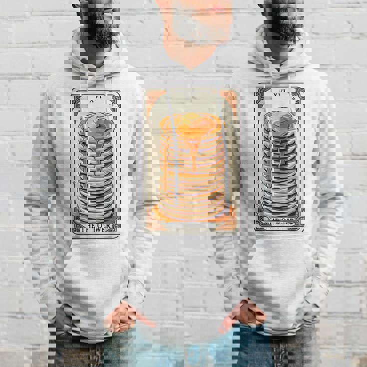 The Tower タロットカード パンケーキタワー 面白いパンケーキ パーカー 彼への贈り物